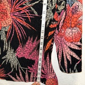 Vibrant Floral Long Sleeve Top